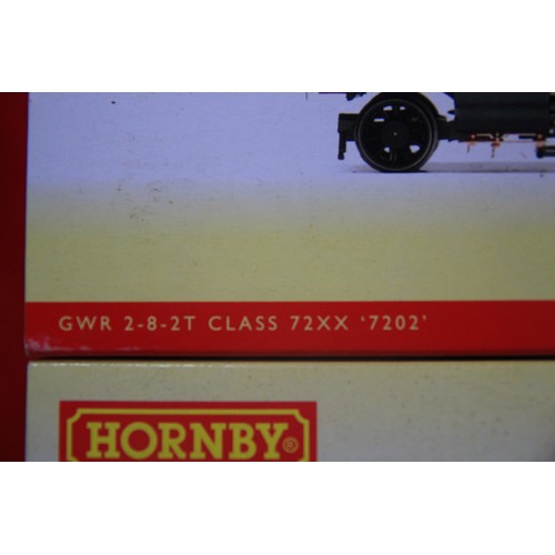 51 - Hornby R3127 ,3128 and 3126  Class 52 xx and two class 72 locos .All fully boxed slight fading to bo... 