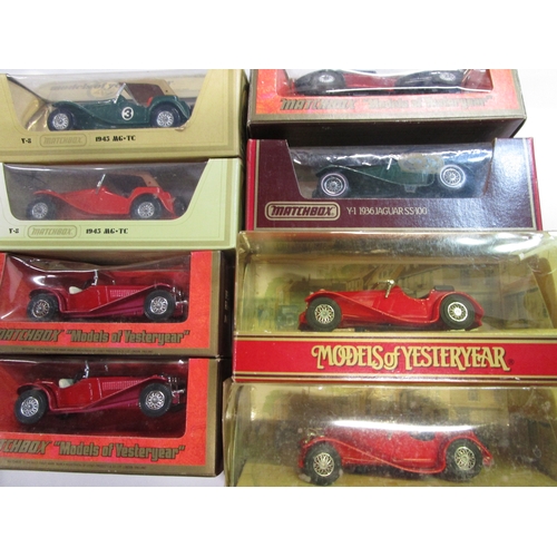 77 - Twelve Matchbox Models of Yesteryear in assorted outer ,ten the hanging type two the display style .... 