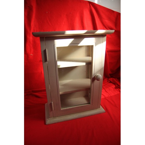 66 - Glazed Wooden Cabinet
