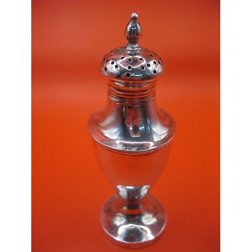 90 - A .925 sterling silver sugar sifter, works well as an item but is actually a marriage, body hallmark... 