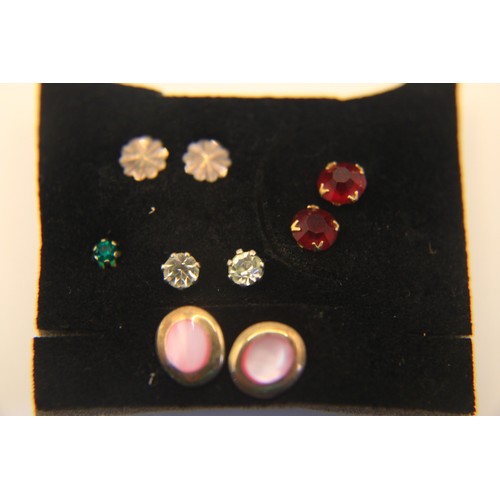 134 - An assortment of sterling silver earrings