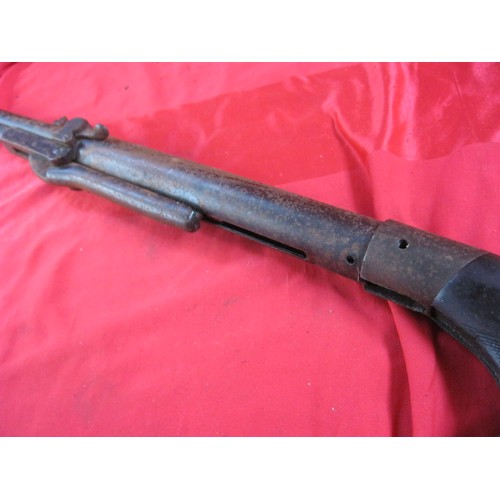 284 - A vintage air rifle for restoration, believed to be a BSA Standard No2 .22 calibre, incomplete, date... 