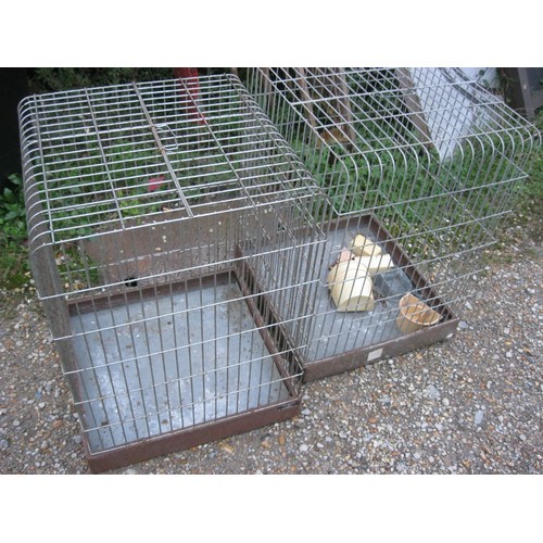 352 - A pair of large parrot cages