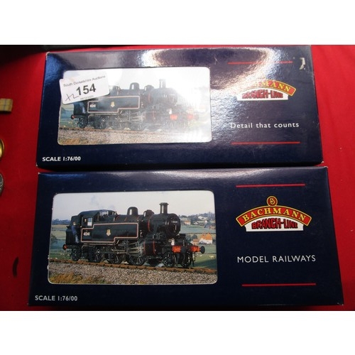 154 - Bachmann 31 455 and 31 452b both fully boxed in excellent condition .