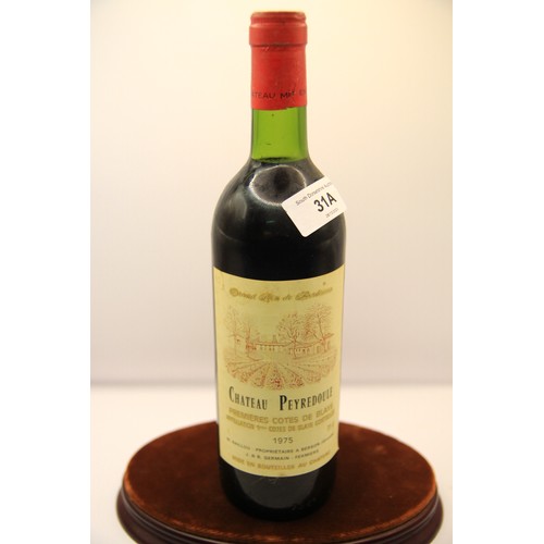 31A - A 73cl bottle of 1975 Chateau Payredoule (note older spelling), Premieres Cotes de Blaye, seal intac... 