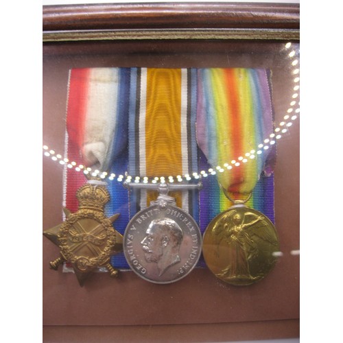 222 - A WW1 Medal Trio for 4875 Harold Bailey, 1st/16th London Regiment, Killed in Action 1st July 1916, f... 