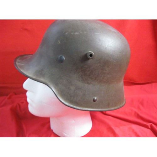 227 - A WW1 German M1916 Stahlhelm Helmet, modern liner installed.