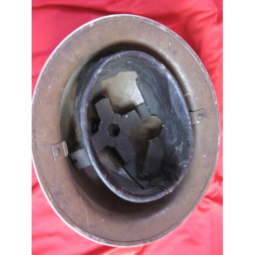 228 - A WW2 Air Raid Warden ARP Helmet, 1940 dated