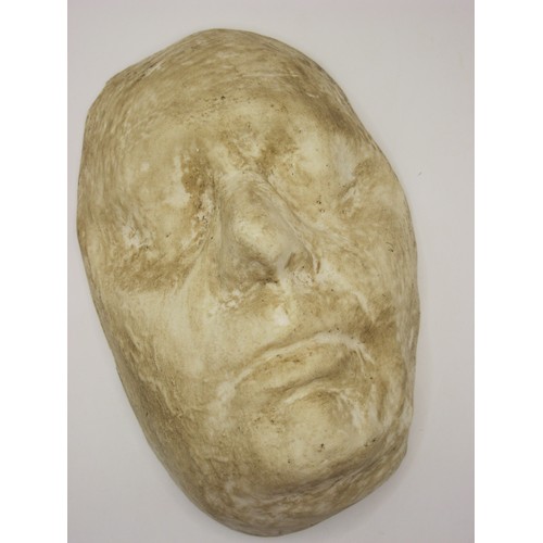 254 - A plaster death mask