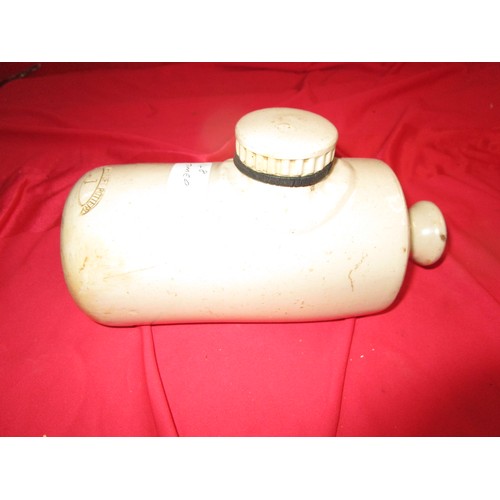 48 - A hot water bottle by Bovancorft Pottery. Rubber seal still intact