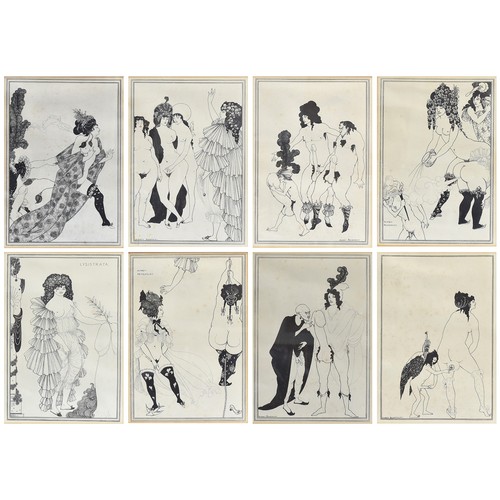 370 - Beardsley (Aubrey), a set of eight engravings to illustrate Aristophanes' Lysistrata, Beardsley's fi... 