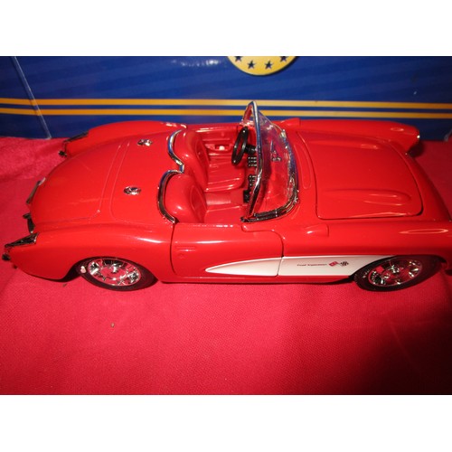 34 - Approx. 1.25 scale American red sports car by Welly