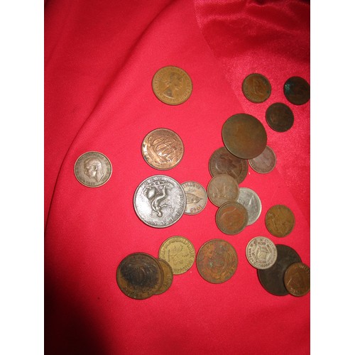 43 - Two Britannia coins 1799 and other Uk copper coins