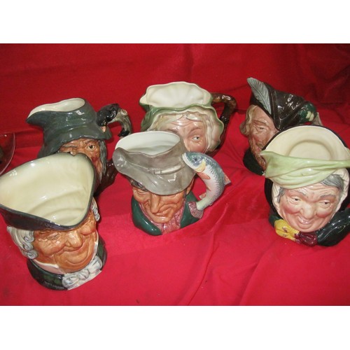 277 - A crate of Toby Jugs including Royal Doulton