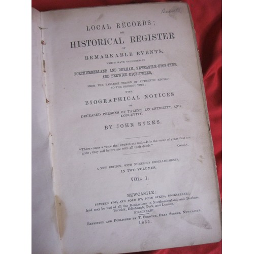 Local Records or Historical Register of Remarkable Events which have