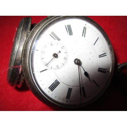 143 - Silver cased pocket watch manufactured in Switzerland for Levi straus and co .
Case appears to  have... 