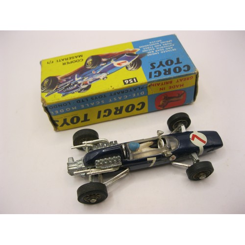 201 - A Cogi Toys #156 Cooper Maserati Formula ! Racing Car, boxed and in mint condition