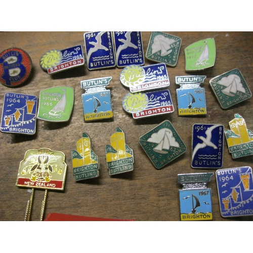 238 - Local Interest - An assortment of Butlin's Brighton badges covering the years 1961 to 1967 inclusive... 