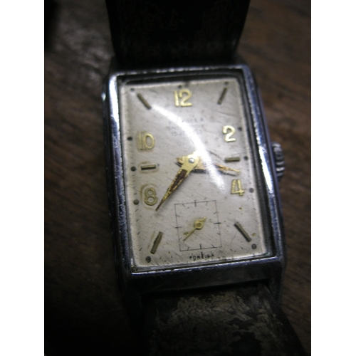 240 - Local Interest - a selection of wristwatches comprising an Aunger of Wareham 25 jewel Incabloc Day/D... 