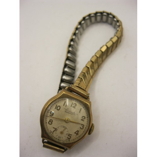 165 - An vintage Everite rolled gold watch