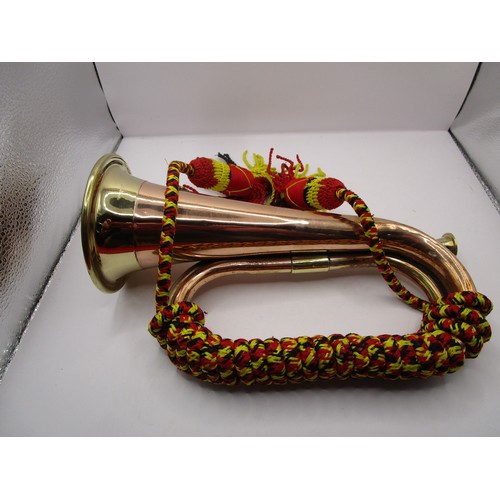 274 - A Brass Bugle with Royal Artillery emblem