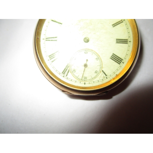 289 - Swiss made Labrador gold filled pocket watch .
Needs new hands as missing.
Not tested