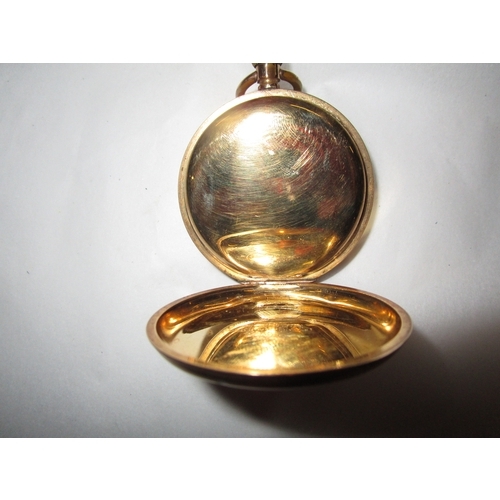 289 - Swiss made Labrador gold filled pocket watch .
Needs new hands as missing.
Not tested