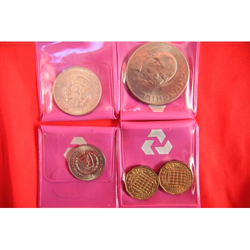 118 - A selection of British Coins and four Commemorative Medals