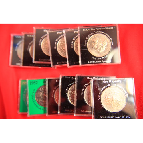 118 - A selection of British Coins and four Commemorative Medals