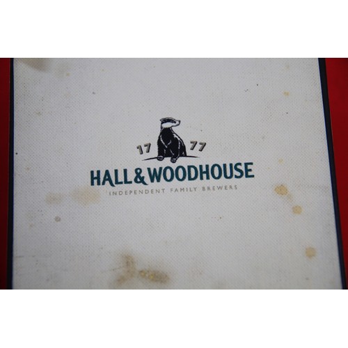 58 - Various Hall & Woodhouse (pub chain) gift items given to publicans to include Champagne flutes and a... 