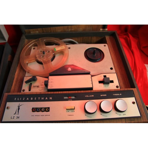 220 - A pair of cased reel-to-reel tape recorers, one a Ferguson, the other an Elizabethan