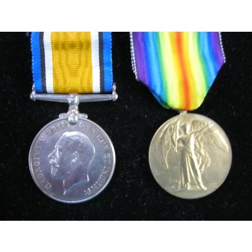 177 - A WW1 medal pair comprising 1914-18 War Medal and Victory Medal named to 230566 Gnr R Lewis RA, both... 