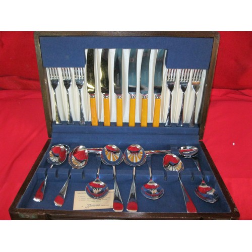 205 - A small canteen of cutlery by Turners of Sheffield