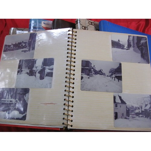 243 - Local Interest - Corfe Castle - A set of 6 vintage photograph albums containing pictures,  newspaper... 