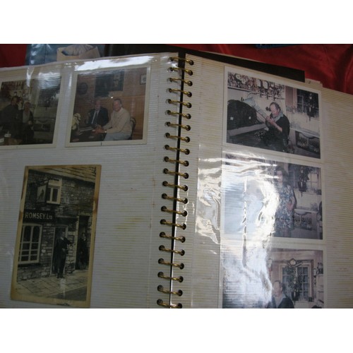 243 - Local Interest - Corfe Castle - A set of 6 vintage photograph albums containing pictures,  newspaper... 