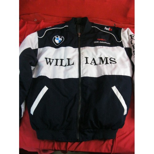 269 - A Williams-BMW Formula 1 Pit Jacket (size XL), a Williams-BMW Baseball cap and a Petronas-Carl Foger... 