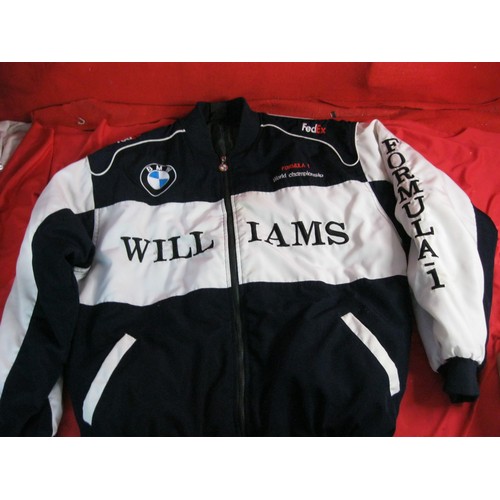 269 - A Williams-BMW Formula 1 Pit Jacket (size XL), a Williams-BMW Baseball cap and a Petronas-Carl Foger... 