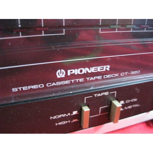 317 - A Pioneer separates Single Cassette Recorder/Player, Model CT320, excellent cosmetic condition