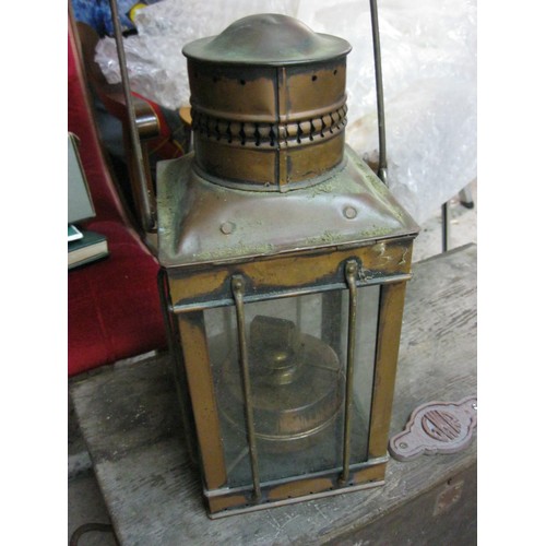 188 - Vintage Ship's Bulkhead Lamp