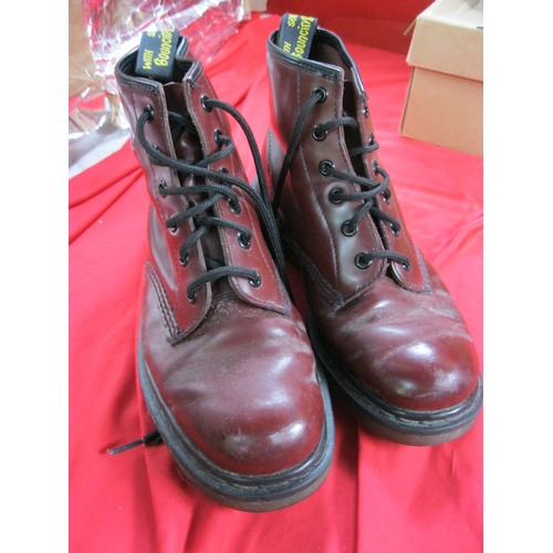 276 - A pair of Ladies Dr Marten's boots, size UK6, traditional brown finish, very little if any wear