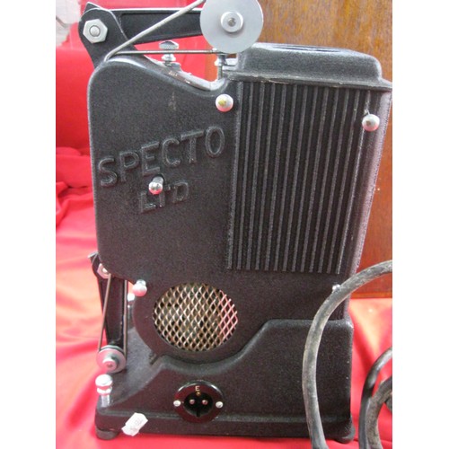 76 - Vintage Specto 16mm cine projector in wooden carry case