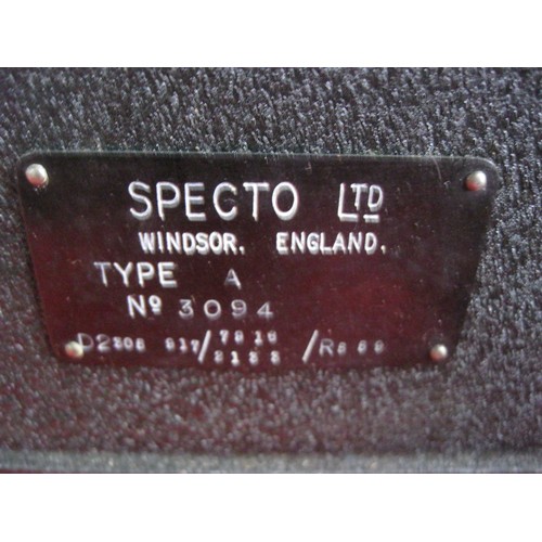 76 - Vintage Specto 16mm cine projector in wooden carry case