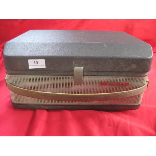 81 - Vintage Phillips reel to reel tape recorder