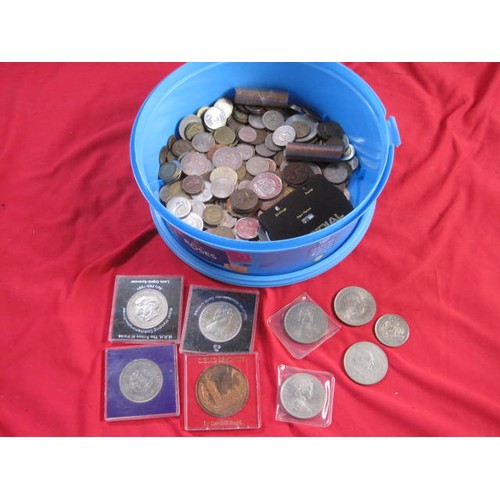 144 - A tub of UK Copper Coins