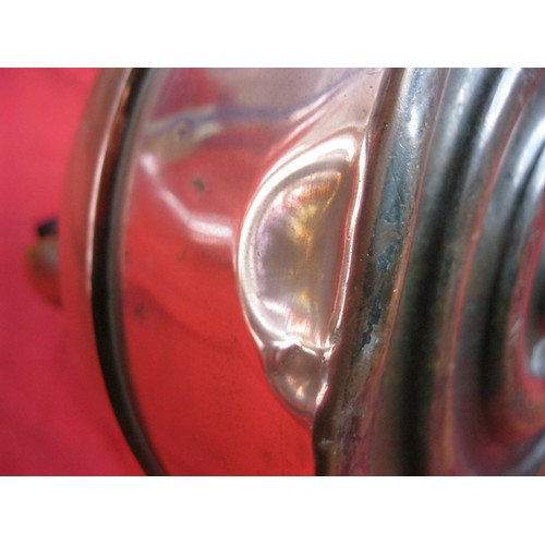 178 - Simplex Quick Boiler copper kettle registered design No 840683 (A/F, some dents), an electroplated v... 