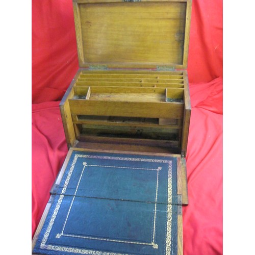 181 - Antique fitted Writing Slope/Secretariat