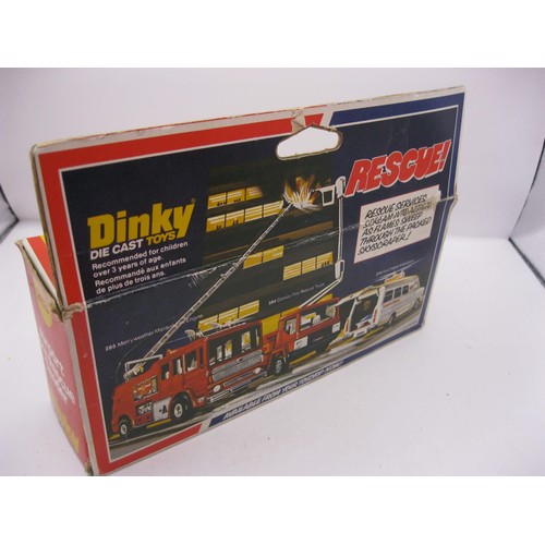 109 - A Dinky Toys #263 Airport Fire Rescue Tender in original box, in excellent condition