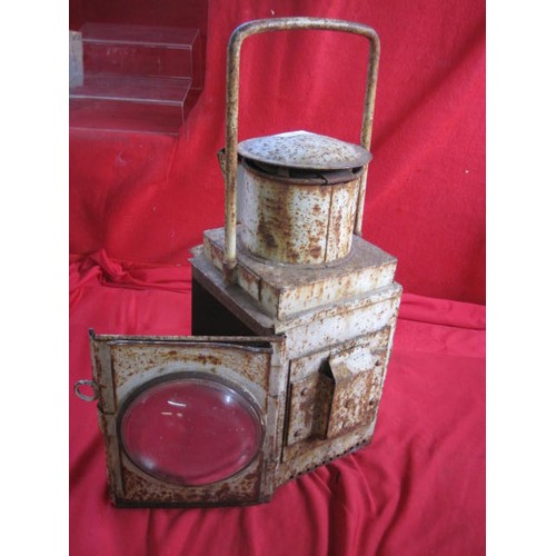 3 - A vintage railway lamp