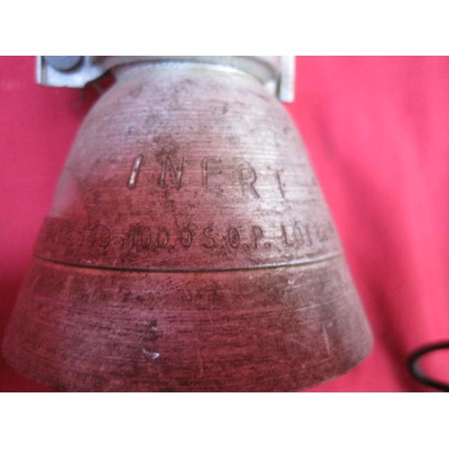 18 - A WW2 inert Artillery Shell Fuze.  Stamped to the fuze:
INERT NF MK.149 10D.OS.O.P.LOT 2268.BPC5-45.... 