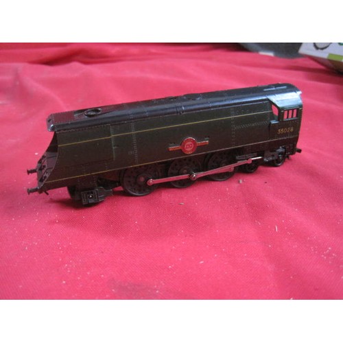 149 - TT gauge model railway locomotives - Tri-ang T.90 0-6-0 3F Tank Loco Black Livery (no tender, with o... 